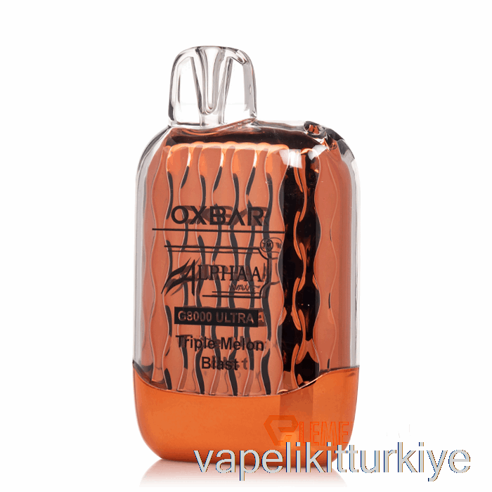 Vape Likit Oxbar G8000 Tek Kullanımlık üçlü Kavun Patlaması
